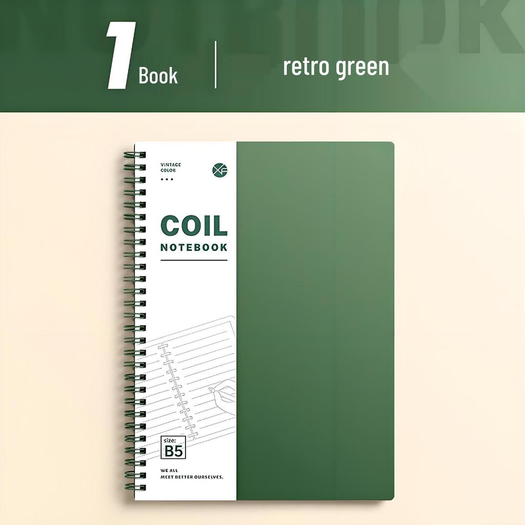 Spiral B5 Notebook: Office, Meeting, Practice, Homework, Lined Diary