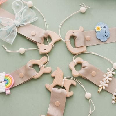 Cute Wooden Animal Baby Hair Clips Holder Princess Girls Hairpin Headband Storage Pendant Jewelry Organizer Wall Ornaments