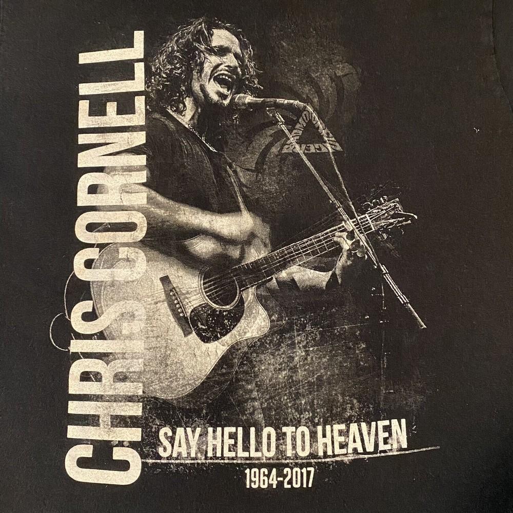 CHRIS CORNELL Say Hello to Heaven Grunge Black Unisex S-234XL C207 Unisex T-Shirt XXXL