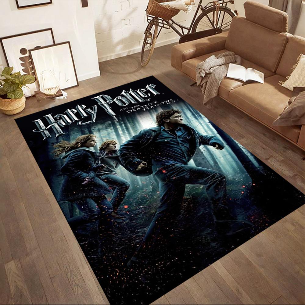 Harry Potter Adventure Square rugs are a great choice for living rooms, bedrooms, home décor, and as gifts.