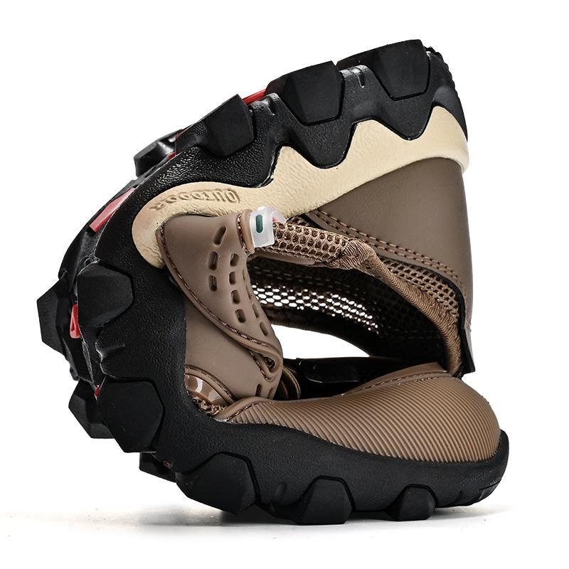 Men's Hiking Shoes Fashionable Hollow Breathable Mesh Shoes Are Durable Non Slip Walking Shoes Suitable for Hiking and Camping