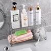 Space Saving Hollow Drain Basket Stainless Steel Kitchen Rack New Storage Shelf  Kitchen