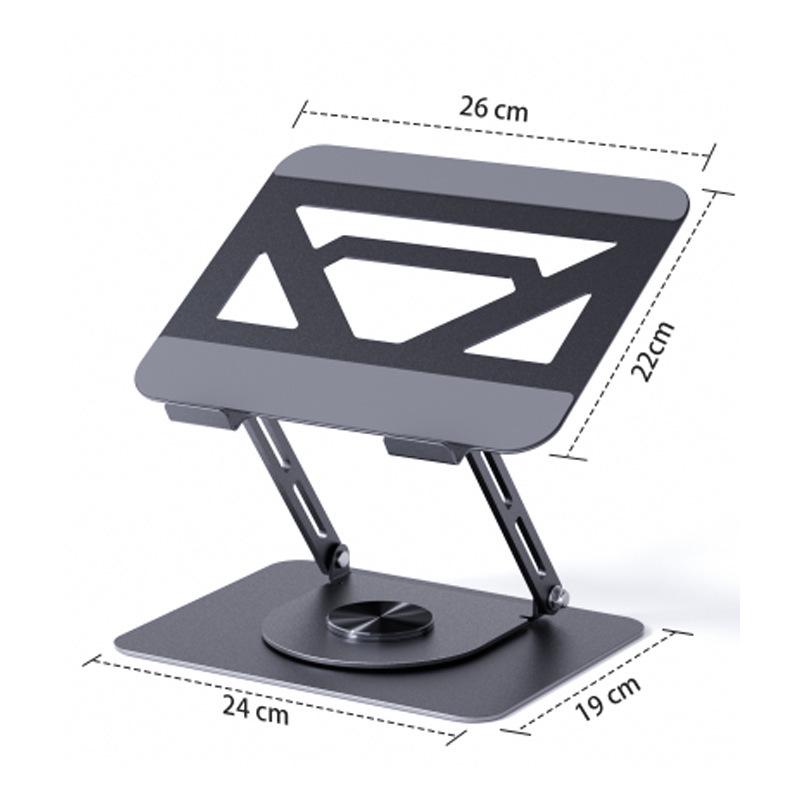 360° Rotating Laptop, Tablet, and Phone Stand for Desktop and Live Streaming