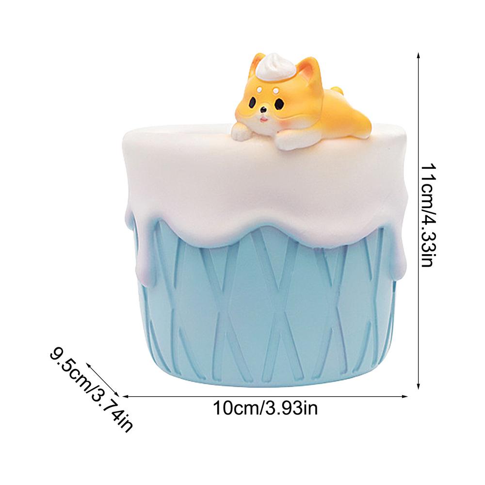 Succulent Pots Cute Succulent Pots PlanterResin With Drainage Ice Cream Cheese Design Cartoon Shaped Flower Planter For Outdoor