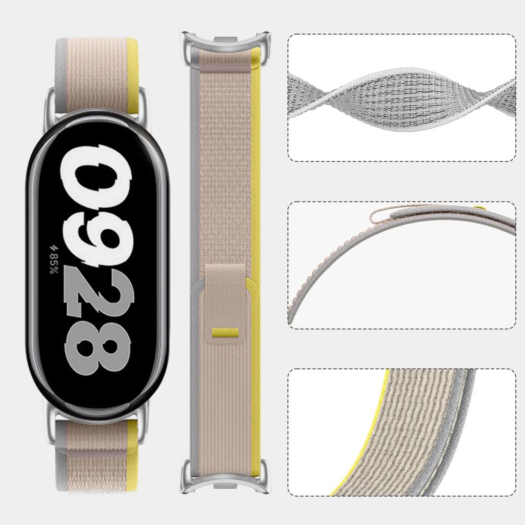 Nylon Strap For Xiaomi Mi Band 9 8 Smartwatch Wristband Replacement Bracelet Trail Loop Strap For Xiaomi Band9 8 Accessories