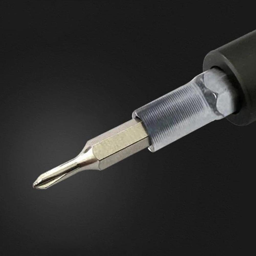 6.35mm To 4mm Hex Transducer Adapter Socket Magnetic For Screwdriver Drill Bits Replacement Parts Power Tools Accessories