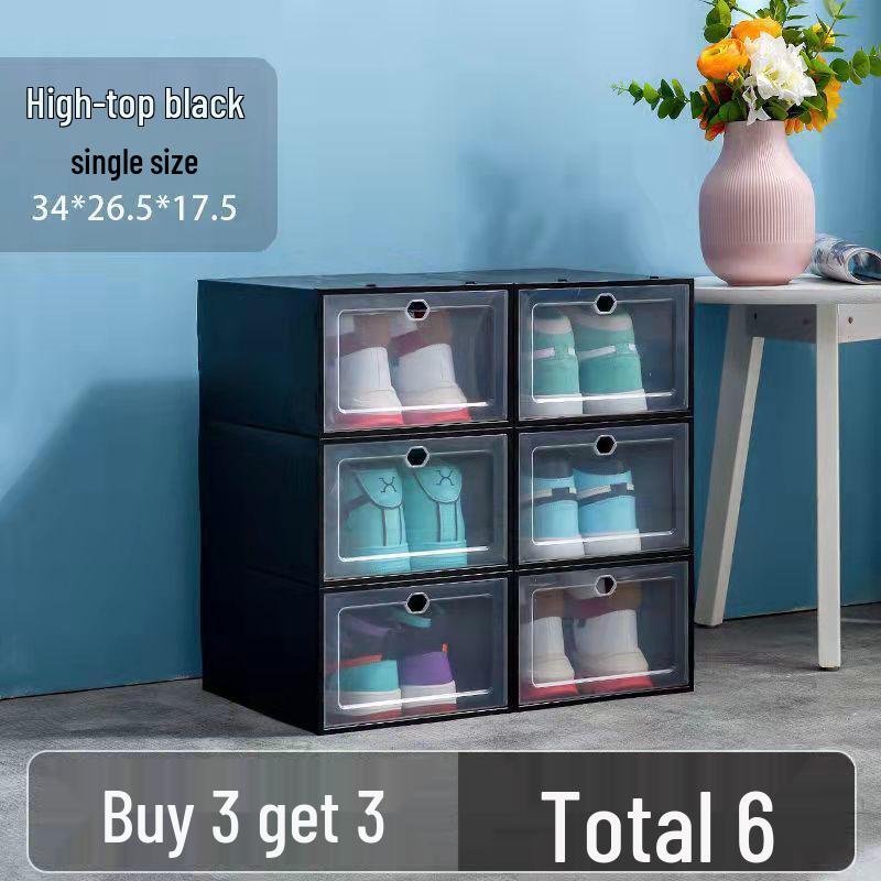 

Складная прозрачная коробка для обуви - Компактное, пыле- и влагозащищенное решение для хранения Default