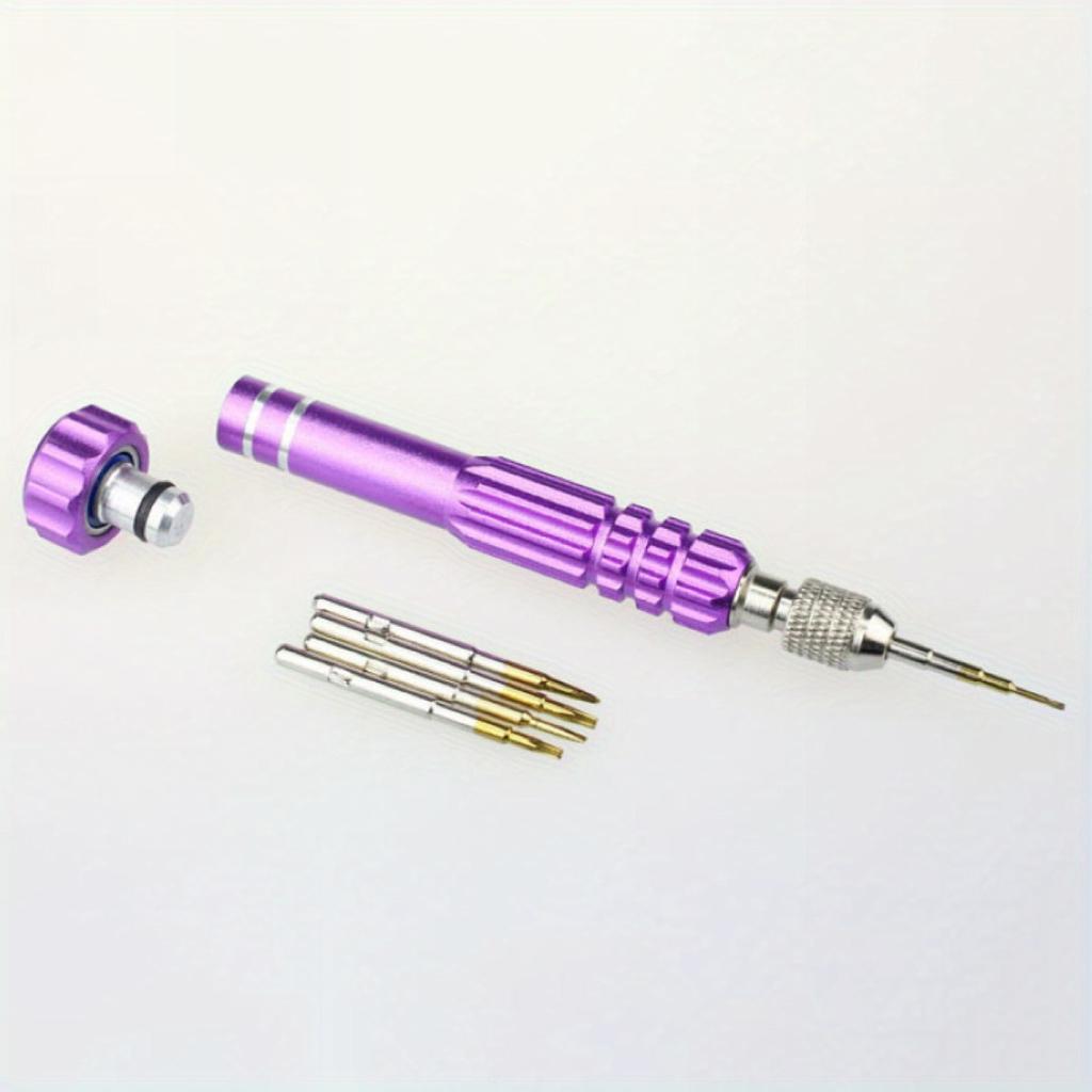 5 in 1 Precision Watch Glasses Maintennance Phone Repair Screwdriver Open Tool Set Kit