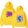 Arcane Jinx Fashion Harajuku Hooded Anime Print Kawaii Long-sleeved Cartoon Fleece Clothes Sweatshirts Women Men