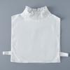 Fashion Shirt Fake Collar+Fake Sleeve Set for Women and Mens Cotton Half Shirt Detachable Collar Fake Cuff Decorative