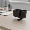 Space Saving Desktop Organiser Pen Container Desk Side Aluminum Alloy Cup Tray Headphone Stand For Desk Organization