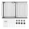 Baby Gate, 29.5"-48.4" Extra Wide, 30" High, Dog Gate for Stairs Doorways and House, Easy Step Walk Thru Auto Close Child Gate Pet Security Gate with