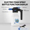 Electric Foam Sprayer Foam Generator for Car Wash Lithium Battery Foam Lance 1h Endurance Car Wash Towel Foam Wash