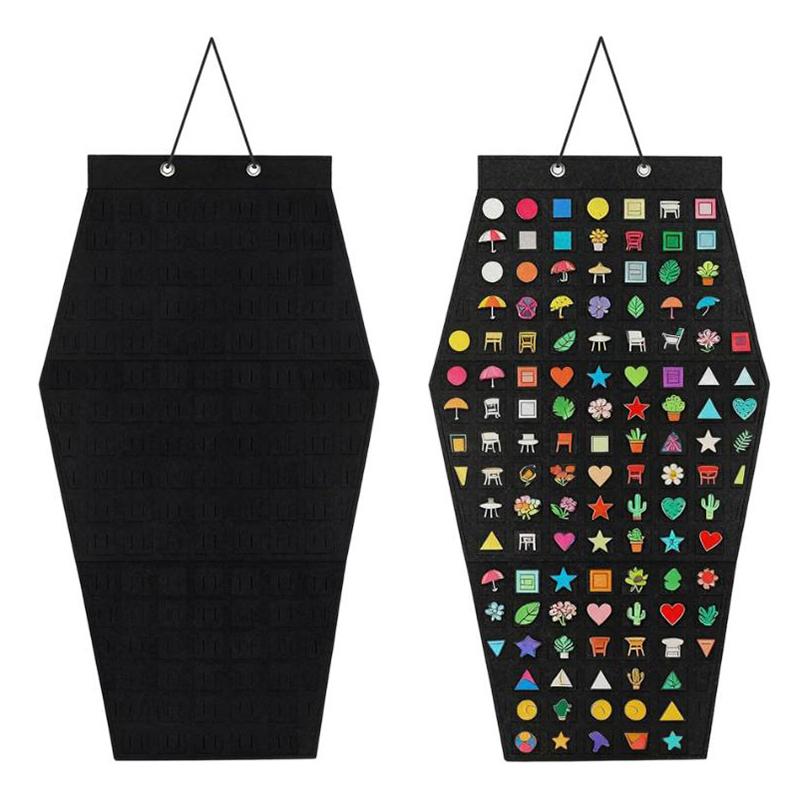 Wall Mounted Jewelry Bag Jewelry Display Felt Earrings Storage Bag Necklace Ring Jewelry Organizer Packaging