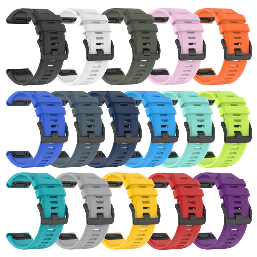 Cinturino Sportivo a Rilascio Rapido 22 26mm Per Garmin Fenix5 5x puls 7 7x 6 6x 8 Pro 51mm 47mm Tactix 8 7Pro Descent Mk3i Cinturino in Silicone