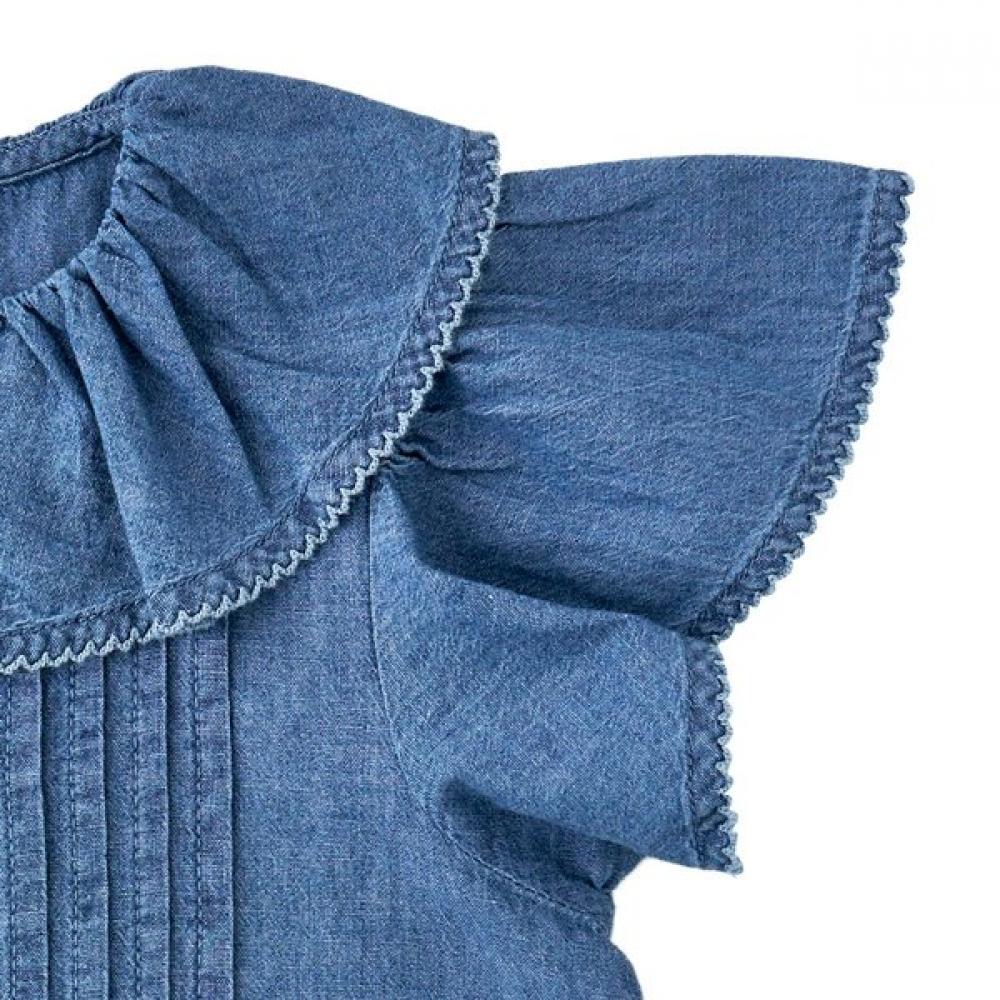 Bonton Chambray Blouse 7617t 312 06