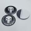 4pcs 45mm 56mm 65mm Skull Logo Emblem Car Stickers Accessories for Car Wheel Center Caps Hub Cap Rim Dust Cover Badge Replace