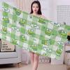 Cartoon K-KeroppiS Cute Anime Beach Swimming Towel Soft Absorbent Washcloth Children's Gifts For Kids Travel Camping Gym