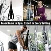Triceps Rope Cable Pull Handles Pulley Fitness Triceps Pull Down Rope For Push-Downs Face Pulls, Gym Training Device