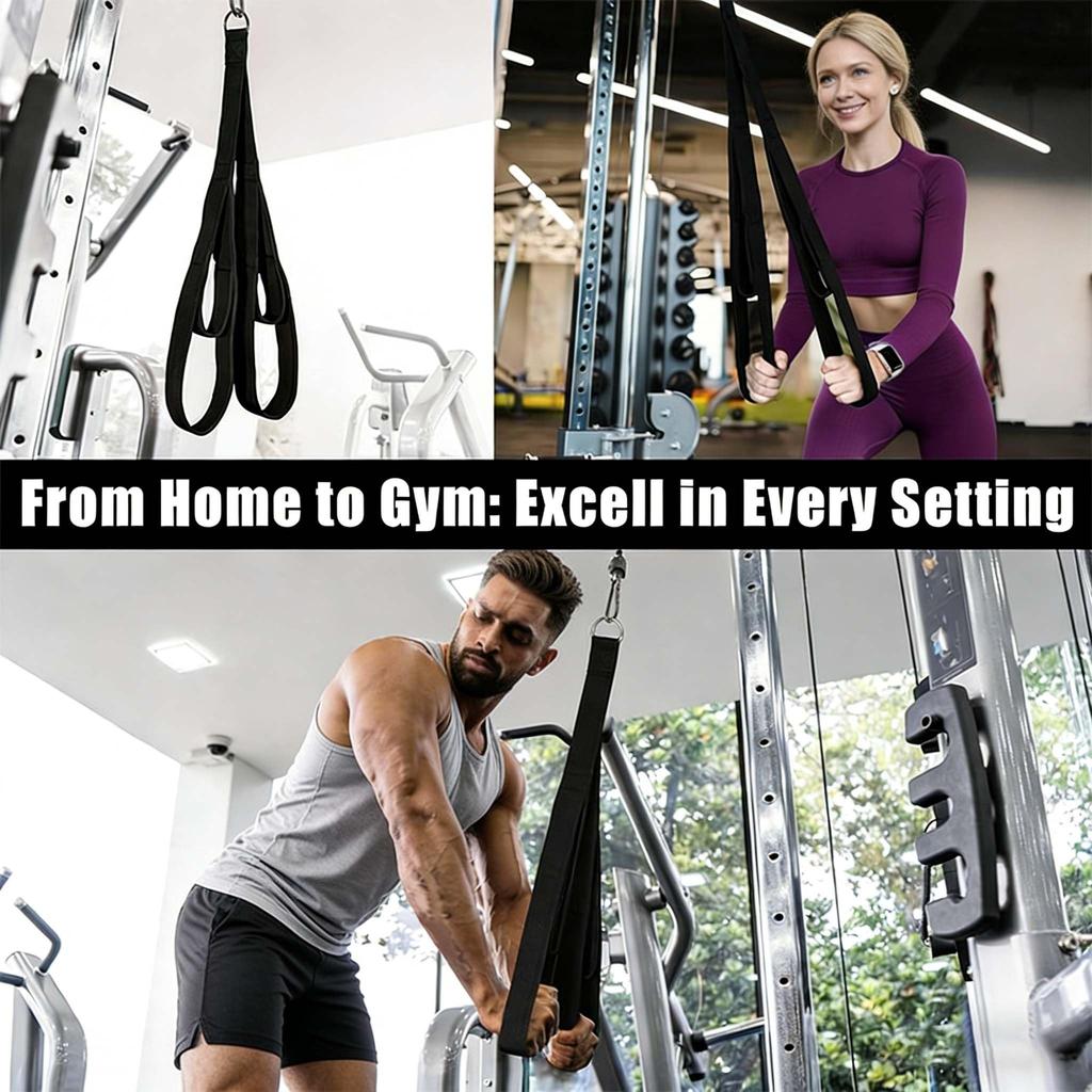 Triceps Rope Cable Pull Handles Pulley Fitness Triceps Pull Down Rope For Push-Downs Face Pulls, Gym Training Device