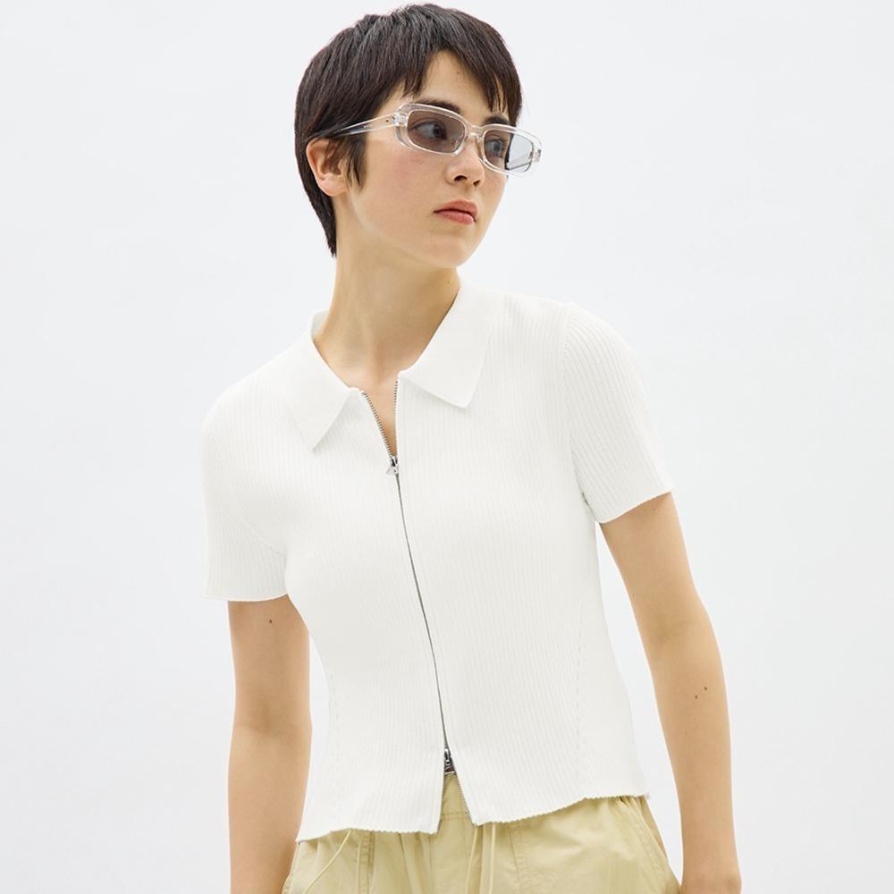 

Кардиган GU by Uniqlo с двойной молнией и короткими рукавами +E
