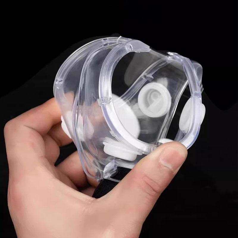 Ochranné brýle širokoúhlé nastavitelné ochrana očí čiré sklo brýle proti zamlžování měkké lehké brýle bezpečnostní brýle