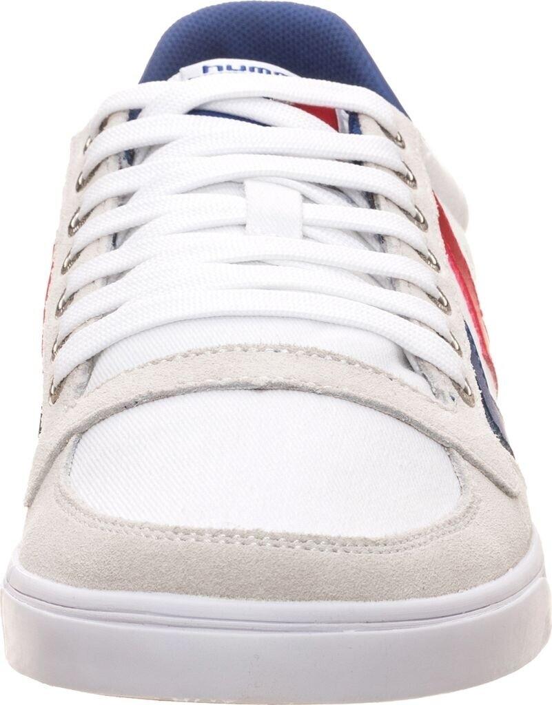 Кроссовки Hummel Slimmer Stadil Low Canvas белые/синие/красные/зеленые