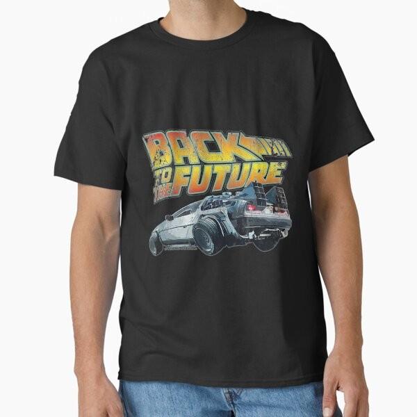 Back To The Future Classic Tshirt Made In Usaaus Tshirt S2xl