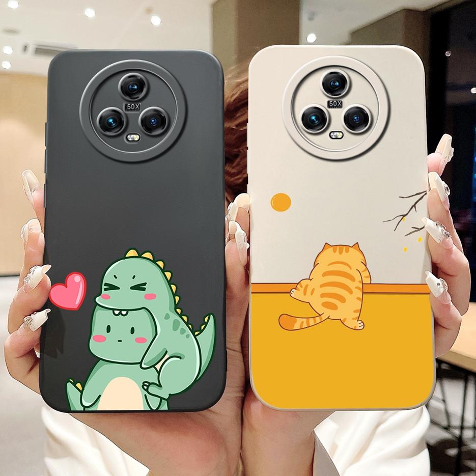 For Honor Magic5 Pro Case PGT-AN10 Cute Fashion Cartoon Cover Soft TPU Phone Case For Honor Magic 5 Pro Magic5 Lite Fundas Coque
