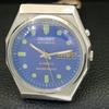 VINTAGE ORIENT AUTOMATIC 46941 JAPAN MENS BLUE COLOR DIAL WATCH a700648-5 R204-a700648