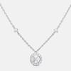METROCITY JEWELRY Centro White Silver Necklace A202SN9118WPA