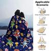 Sakura Kinomoto Print Flannel Blanket High Quality Warm Comfortable Cover for All Seasons Perfect for Gifts Home Decor