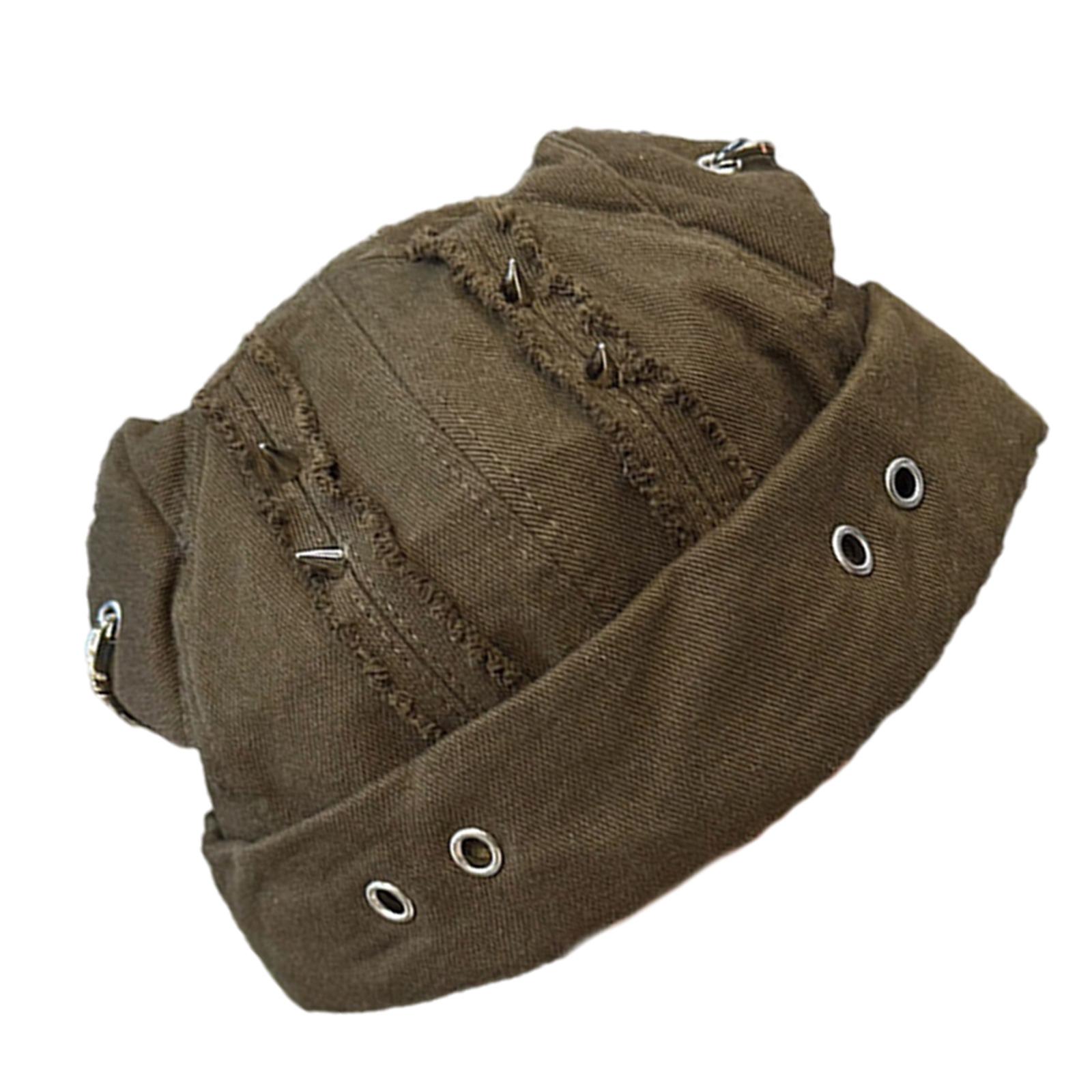 

Unique Beanies Hat Vintage Casual Hat Hip Hop Caps Adjustable Harbour Hat Gift for Couple Boys Girls Multicolored кавовий