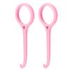 2 pezzi Rimuovi Allineatori Professionale Strumento Rimuovi Apparecchi Ortodontici e Mantenitori Strumento per la Cura Orale Rosa