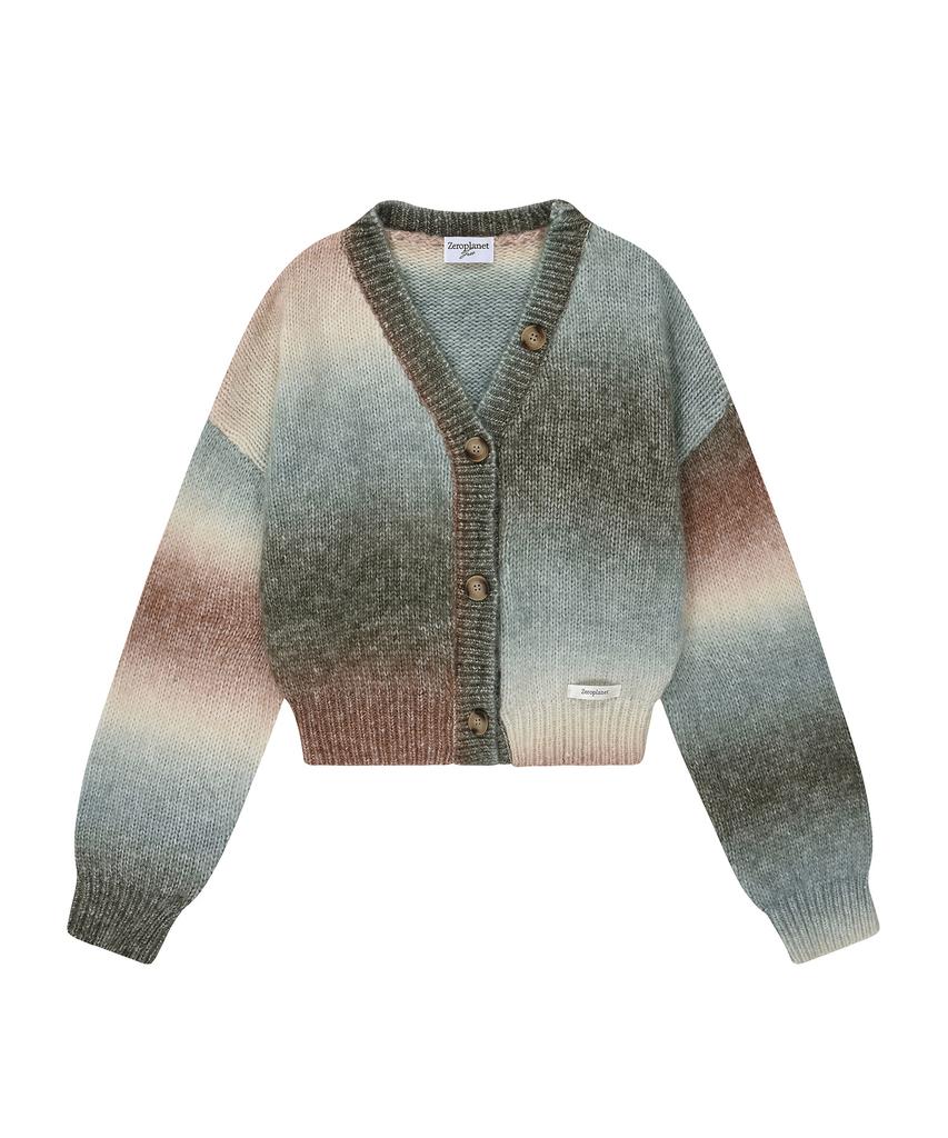 Zeroplanet Nora Two-Way Button Cardigan [Forest]