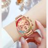 Skmei Orologi da Donna Lunetta Pietre Preziose Arcobaleno Business Lusso Top Brand Orologi al Quarzo Impermeabili Orologi Sportivi
