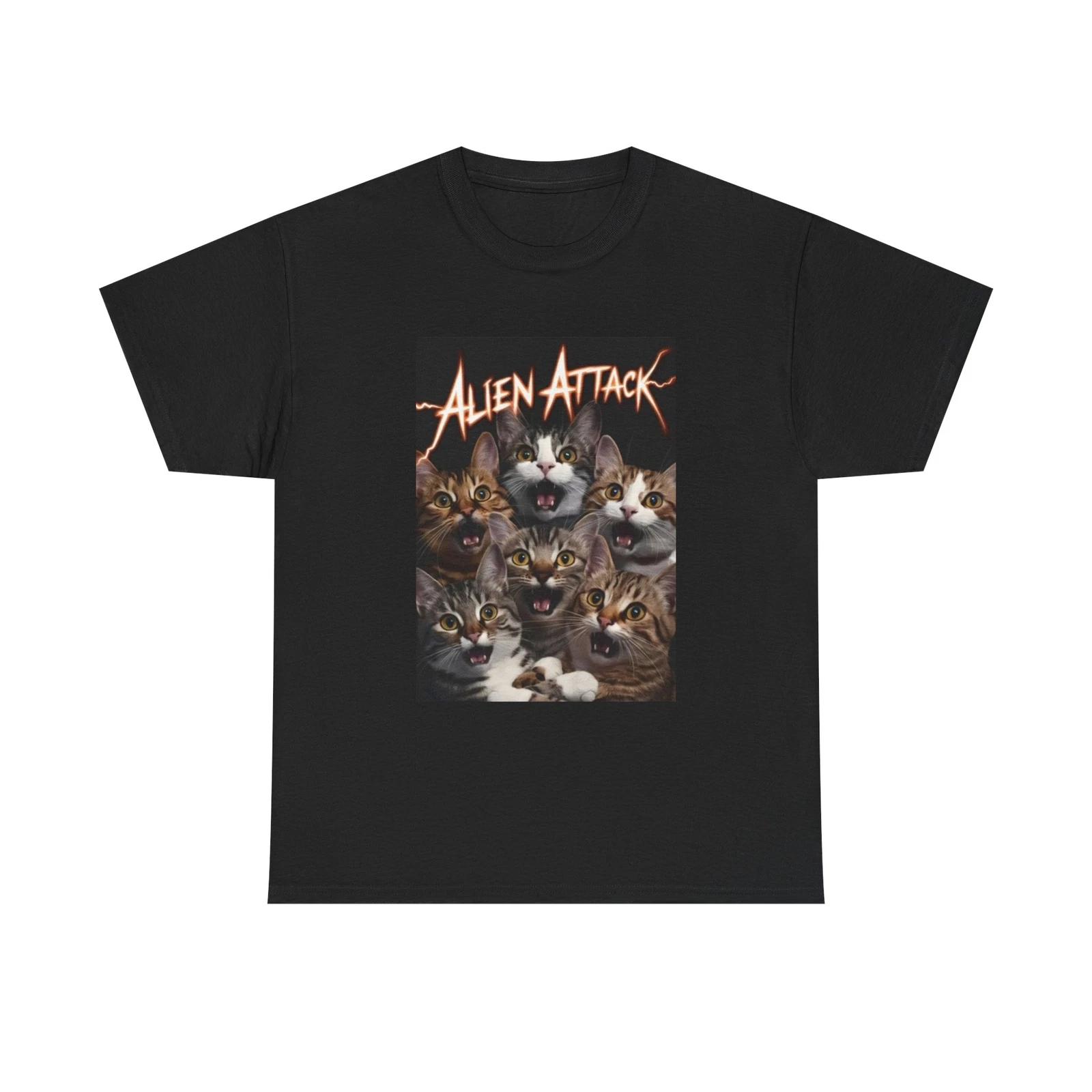 Men s and Women s T-shirts Alien Attack XL