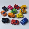 Set of 12 Mini Alloy Police Cars: 4.5 cm Pocket-Sized Toy Models