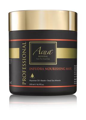 Nourishing and Moisturizing Hair Mask Infudra with Keratin, Shea Butter and Chamomile for Dry, Dull Hair