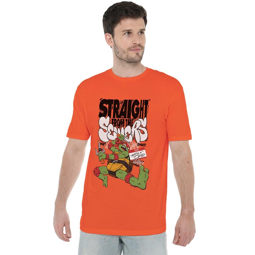 Tmnt: Mutant Mayhem Raph Sewers T-Shirt S-4XL Orange XXL