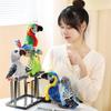 20cm Lovely Simulation Parrot Plush Toys Colorful Bird Plush Dolls Stuffed Soft Animal Toys Nice Ornamental Birthday Gifts