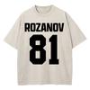 100% Baumwolle Vintage Gewaschen Beheizte Rivalität Ilya Rozanov 81 Boston Raiders T-Shirt Herren Scott Hunter Shane Hollander Säurewaschung T-Shirts
