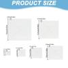 6 Piece Square-Quilting Templates Acrylic Patchworks Cutting Rulers Set Precision-Patchworks High-Visibility Sewing Guides Ruler