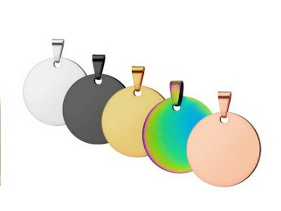 

Titanium Steel Engraved Anti-Loss Pet Tag - Stainless Steel Military Style for Cats and Dogs.