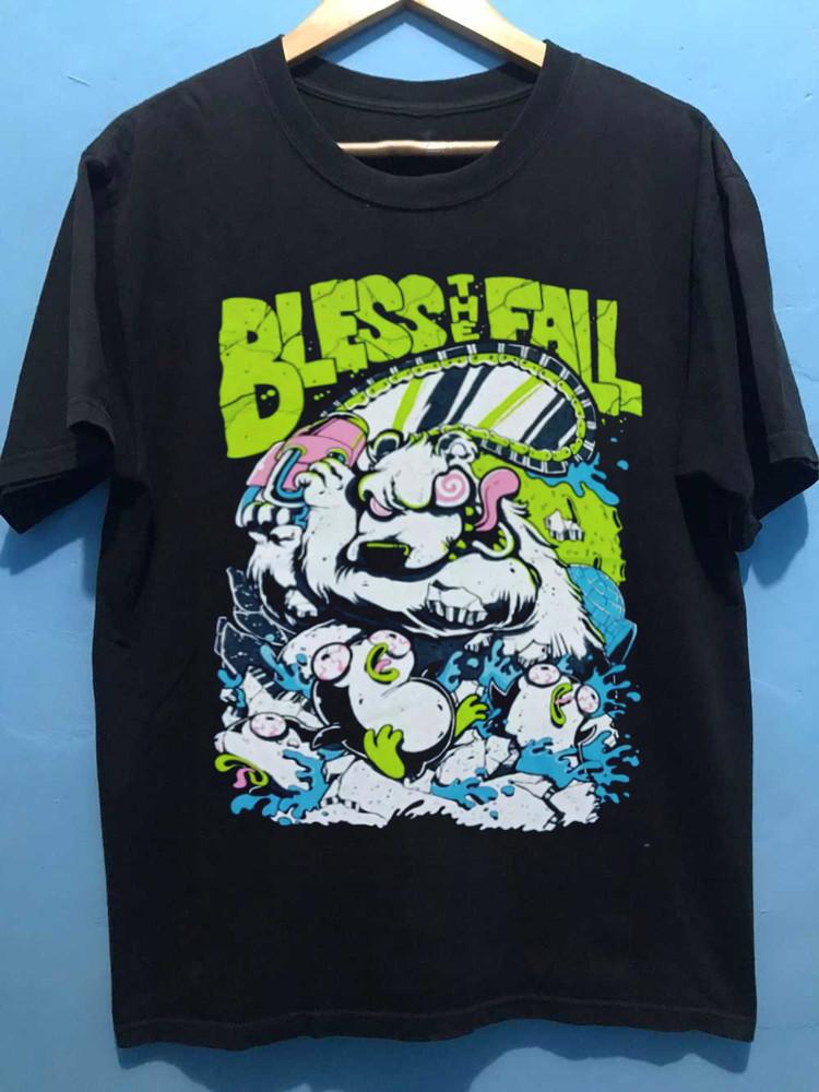 Blessthefall Band Polar Bear Massacre MySpace Era Black All Size T-Shirt QQ09 Unisex T-Shirt L