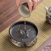 Landscape Ru Kiln Pot Bearing Ceramic Water Storage Kettle Mat Tea Teapot Base Tea Table Tray Tea Ceremony Accessory