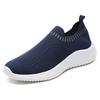 Women's casual shoes spring and summer fly-woven sports casual shoes comfortable mesh one-pedal light soft-soled women's shoes