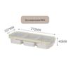 Divided Lunch Box for Fridge & Outdoors - Set of 2