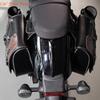 Y4UA 1 Pair Motorcycle Tool Bag Retro Punk Saddlebag Waterproof PU Side Bag Travel Luggage Bag Saddlebag