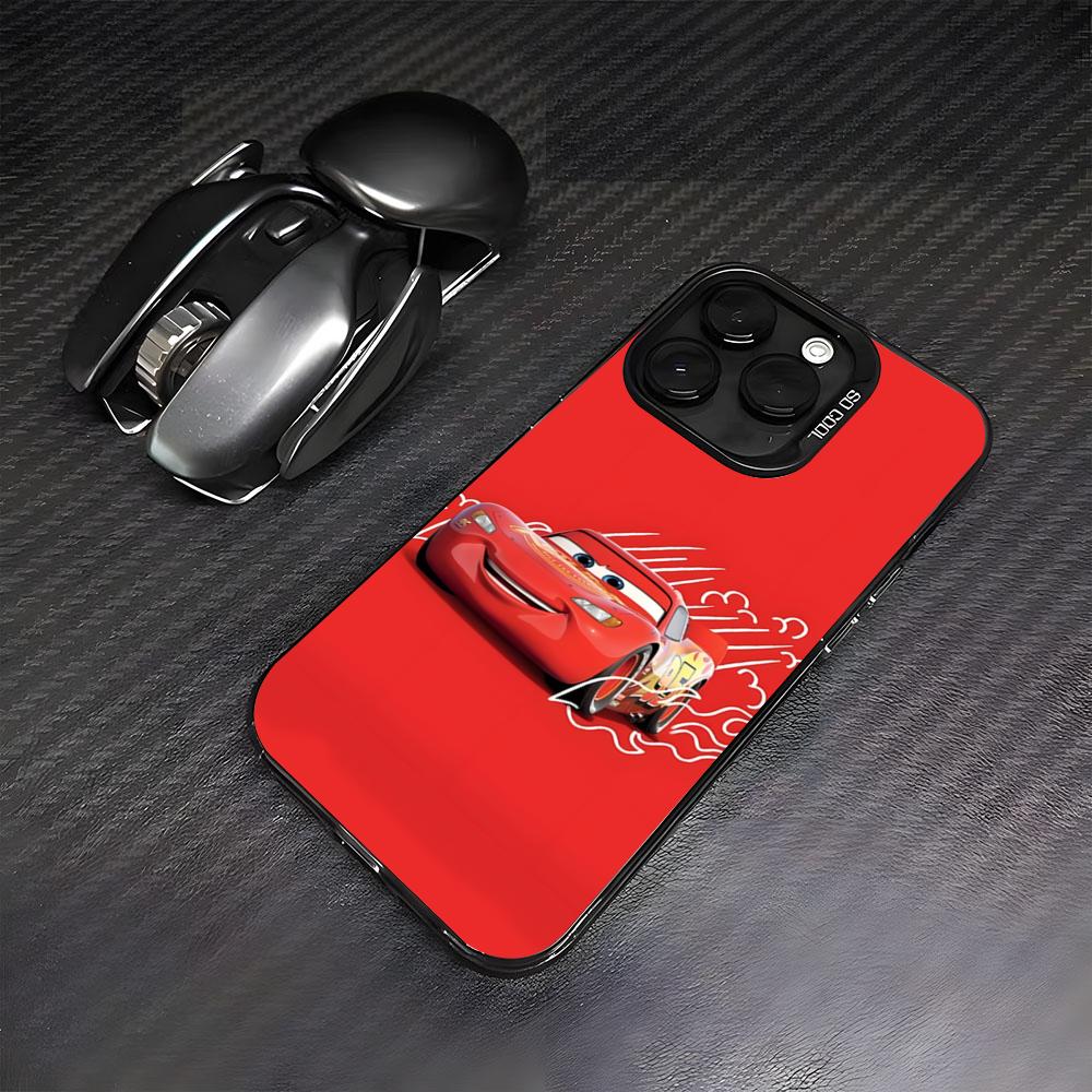 

L-LightningES M-McQueen Phone Case For IPhone17 Air 16 15 14 Plus 13 12 11 Pro 7 8 XS Max XR Silver Black Bumper Case iPhone 16